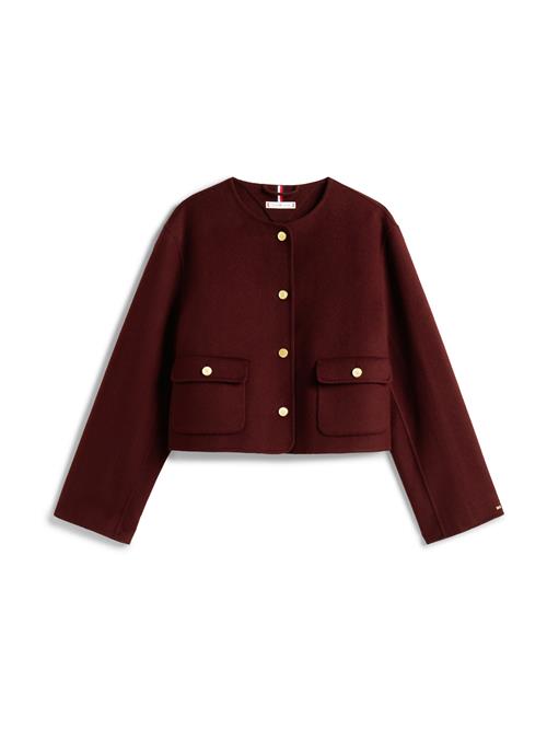 TOMMY HILFIGER Overgangsjakke  burgunder