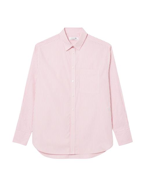 LACOSTE Bluse  pink / lyserød / hvid