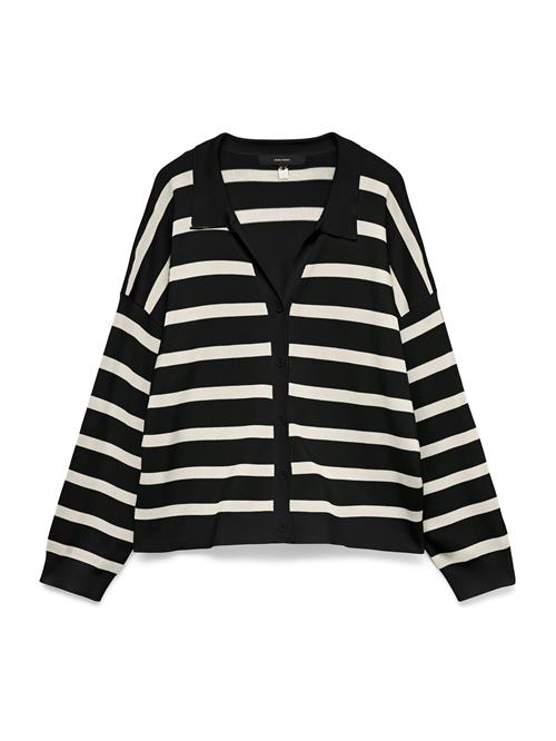 VERO MODA Cardigan  sort / hvid