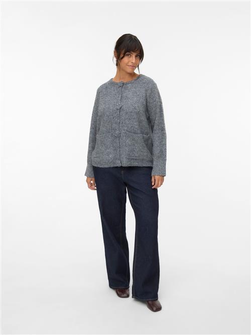Se Vero Moda Curve Cardigan 'VMCBLOSSOM'  grå-meleret ved About You