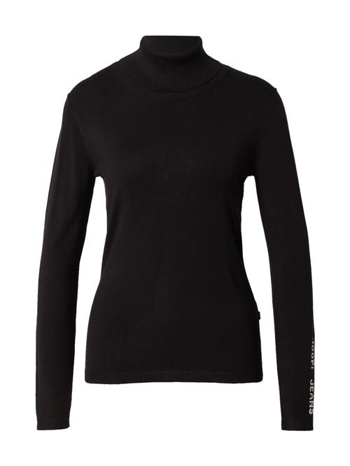 JOOP! Jeans Pullover 'Kaisha'  sort / hvid