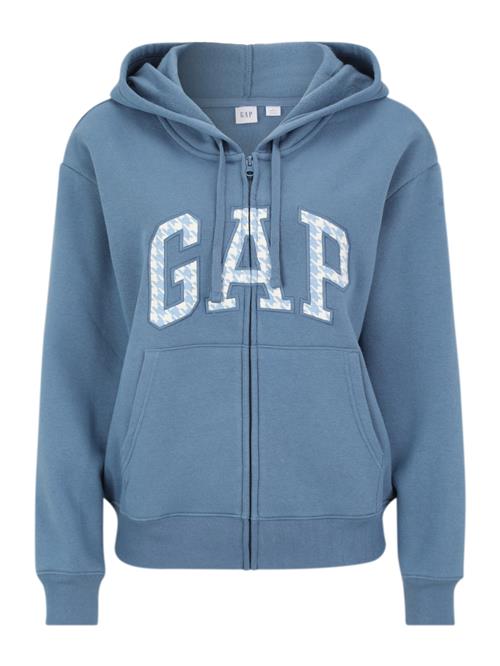 Gap Petite Sweatjakke 'HERITAGE'  opal / lyseblå / hvid