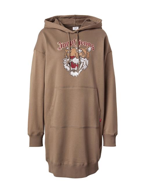JOOP! Jeans Kjole 'Tenny'  camel / khaki / carminrød / hvid