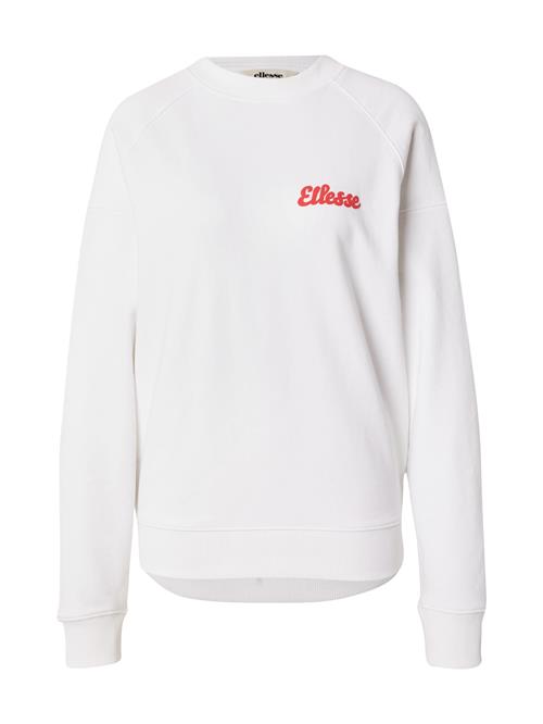 ELLESSE Sweatshirt 'Lo Sbuffo'  blodrød / hvid