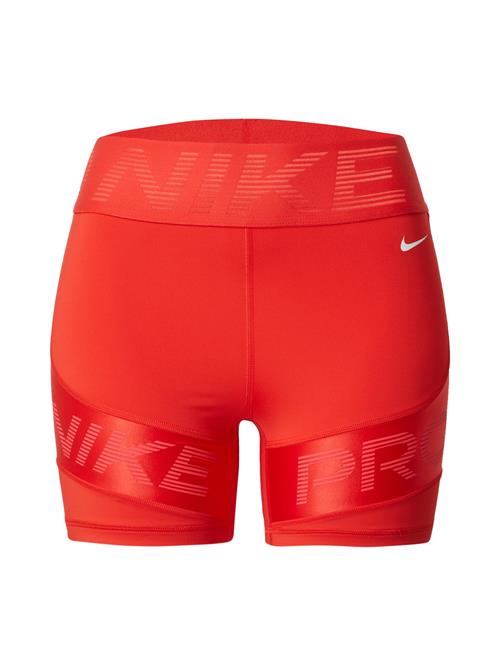 NIKE Sportsbukser  knaldrød / hvid