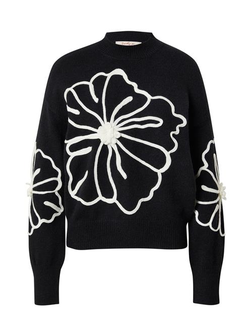 Derhy Pullover 'ABBY'  sort / hvid