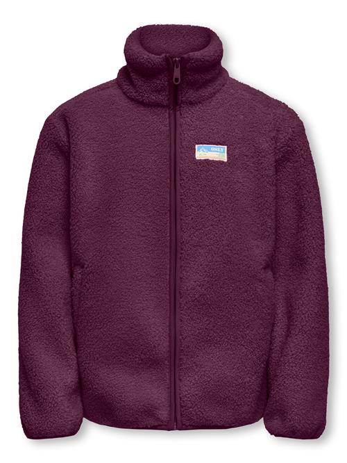 ONLY KIDS Teddy Jakke Eva Mauve Wine