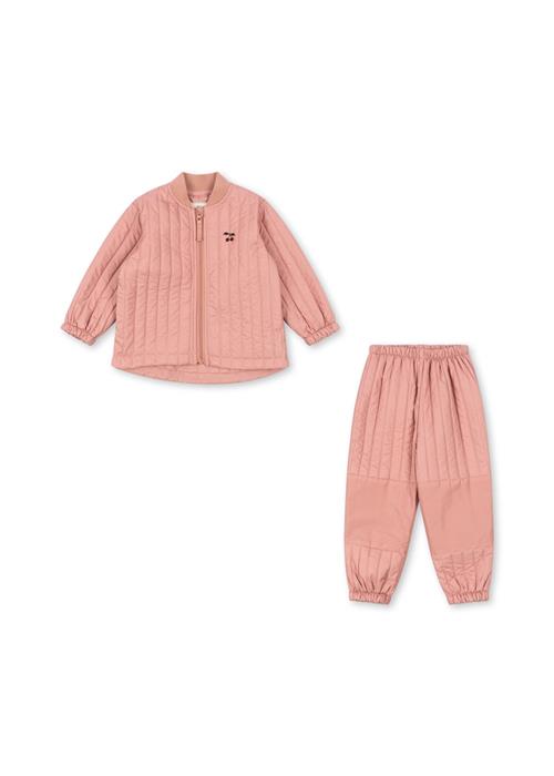 Konges Sløjd Evi Thermo Set Cameo Brown Evi Thermo Set Cameo Brown 7-8Y  Lyserød  7-8 år  kvinde