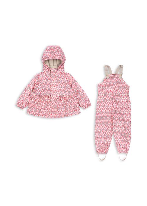 Konges Sløjd Rainy Palme Set Girl Felice Rose Rainy Palme Set Girl Felice Rose 9M  Lyserød  9 måneder  kvinde