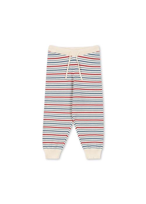 Konges Sløjd GOTS Manis Strikkede Bukser Antique Stripe  Antique Stripe 3 Y  Blå  3 år  mand