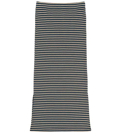 The New Nederdel - Rib - TnPriscilla - Navy Blazer Striped m. Gl