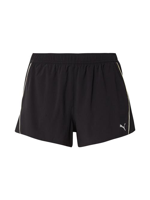 PUMA Sportsbukser 'RUN VELOCITY'  lysegul / sort / hvid