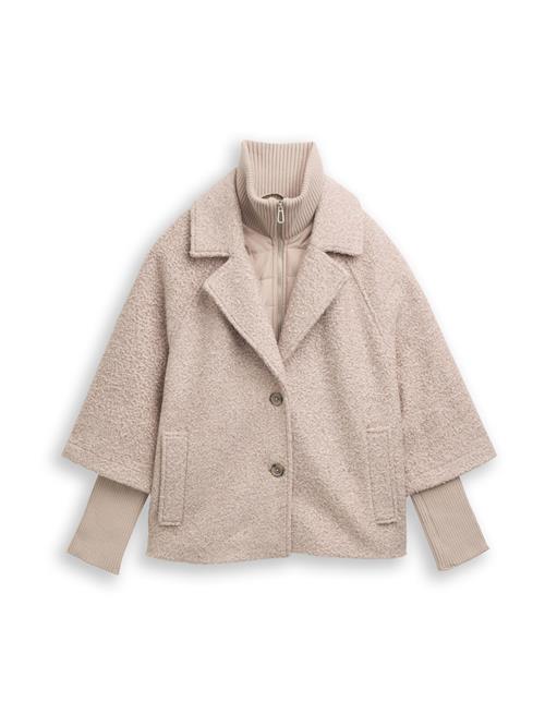 TOM TAILOR Overgangsjakke  beige-meleret