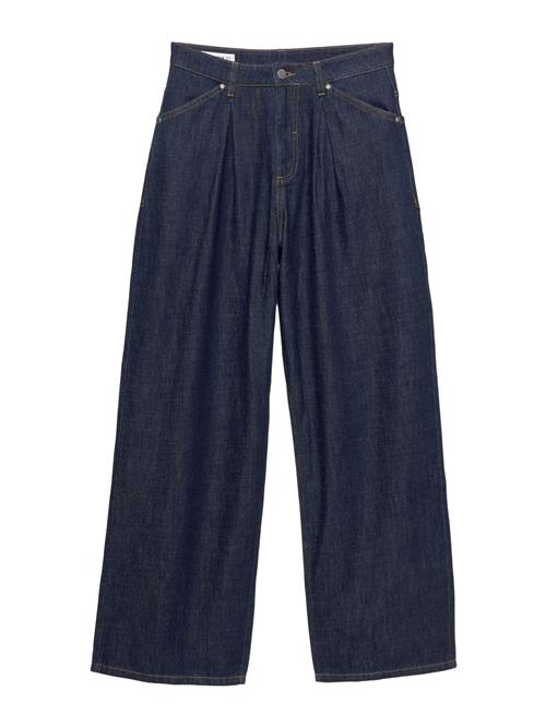 Pull&Bear Jeans med lægfolder  navy