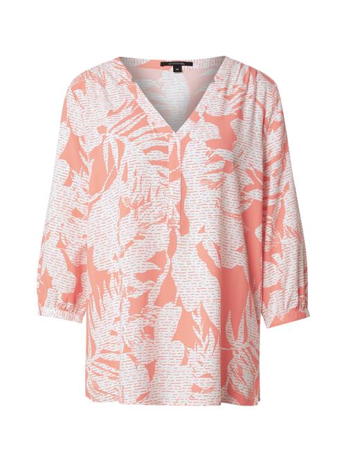 COMMA Bluse  gammelrosa / hvid