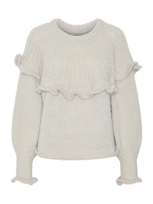 PIECES Pullover 'PCSIKKA'  lysegrå