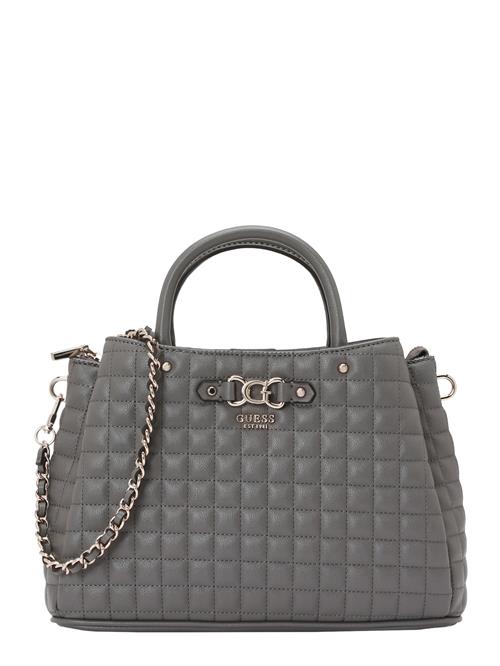 GUESS Håndtaske 'NADIRA GIRLFRIEND SATCHEL'  mørkegrå