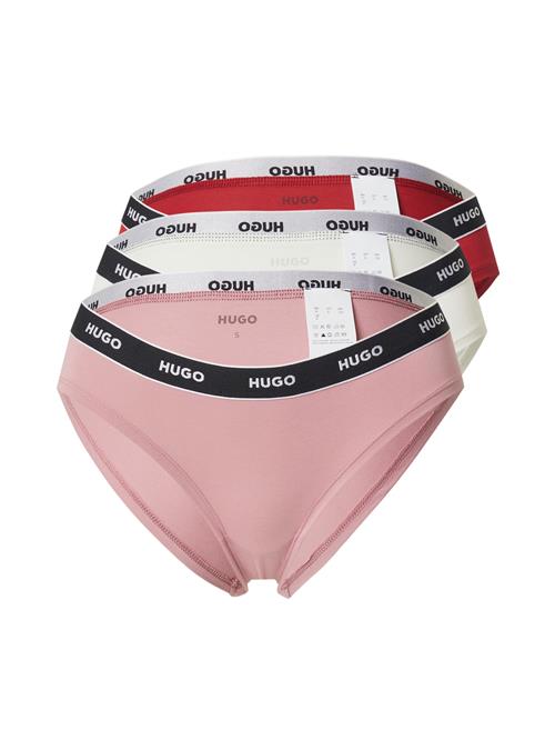 HUGO Slip  gammelrosa / rød / sort / hvid