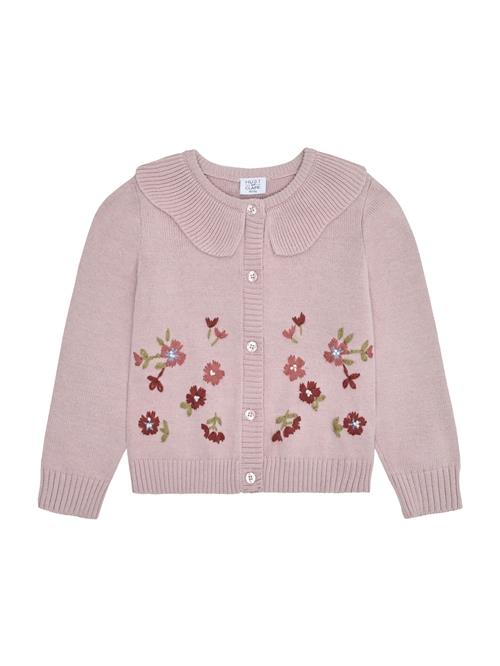 Hust & Claire Cardigan 'Camilia'  siv / lyserød / gammelrosa / carminrød
