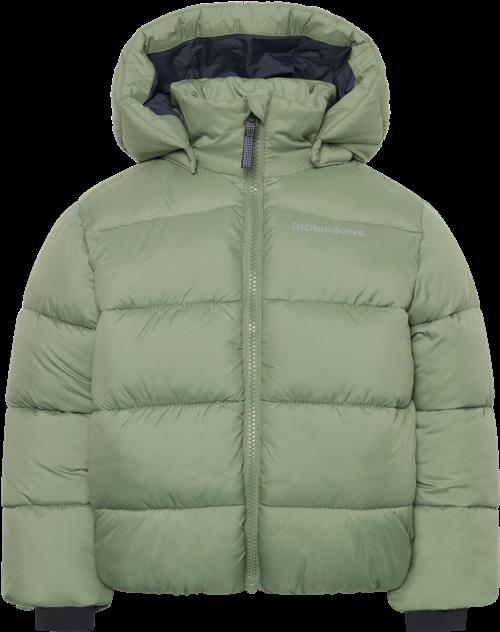 Didriksons Roxen Kids Jakke Light Moss  Light Moss-130 cm  Grøn  130 cm  Unisex