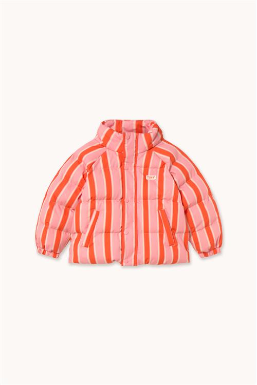 Tinycottons Retro Kort Vatteret Jakke Summer Red/pink  Summer Red/Pink-4 Y  Rød  4 år  Unisex
