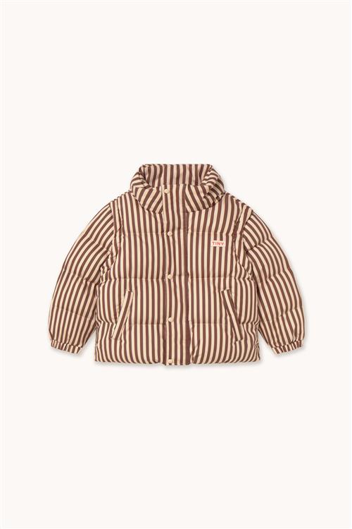 Tinycottons Kort Vatteret Jakke Vanilla  Vanilla-4 Y  Beige  4 år  Unisex