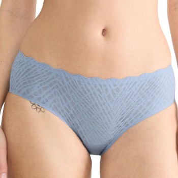 Sloggi Trusser ZERO Feel Bliss Hipster Brief Blå/Grå X-Small Dame