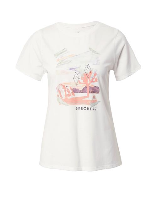 SKECHERS Funktionsbluse  koral / hvid