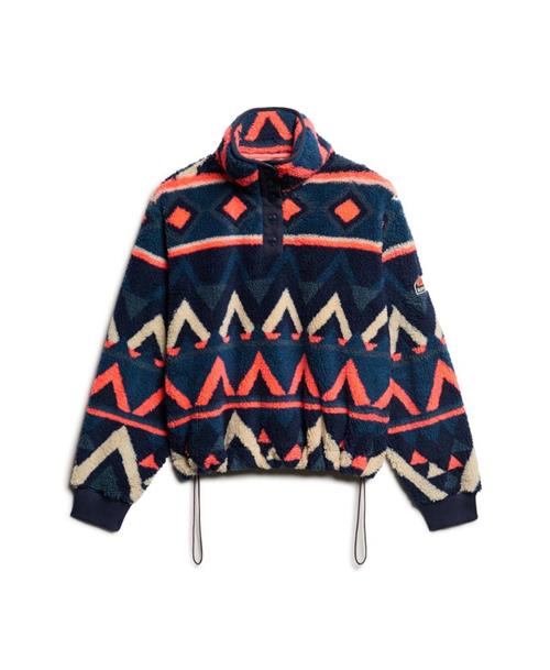 Superdry Pullover  beige / marin / koral / sort