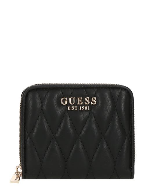 GUESS Tegnebog 'VALLA SLG SMALL ZIP AROUND'  sort