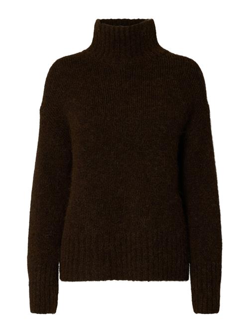 SELECTED Pullover 'SLFGABRIELLA'  mørkebrun