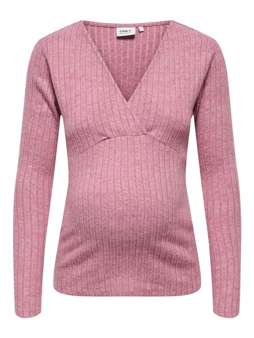 Only Maternity Pullover 'OLMLola'  pink-meleret