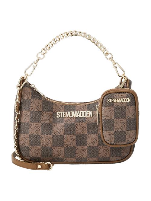 STEVE MADDEN Håndtaske 'Bvital-7'  brun / mørkebrun / guld