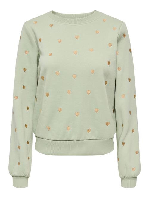ONLY Sweatshirt 'ONLAtika'  gylden gul / mint
