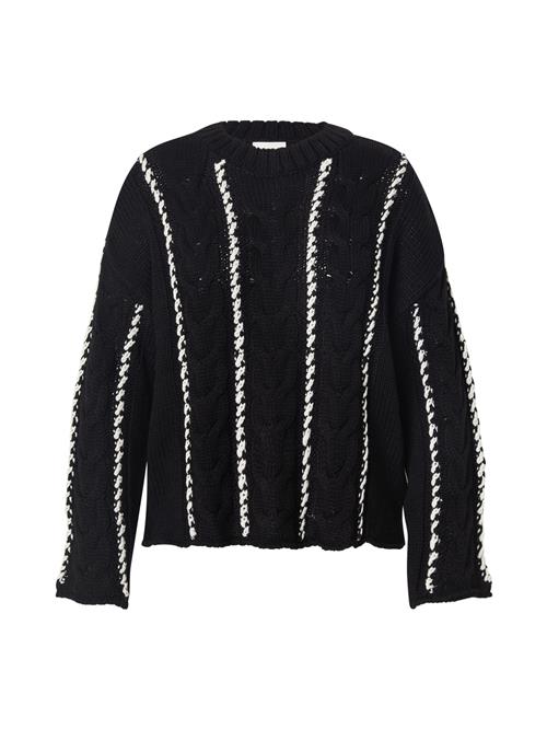 ONLY Carmakoma Pullover 'CARTESSA'  sort / hvid