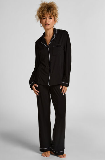 Se Hunkemöller Jerseybukser Essential Sort ved Hunkemøller