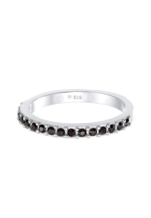 ELLI Ring  sort / sølv
