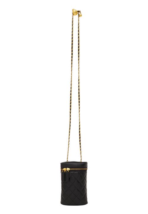 faina Skuldertaske  guld / sort
