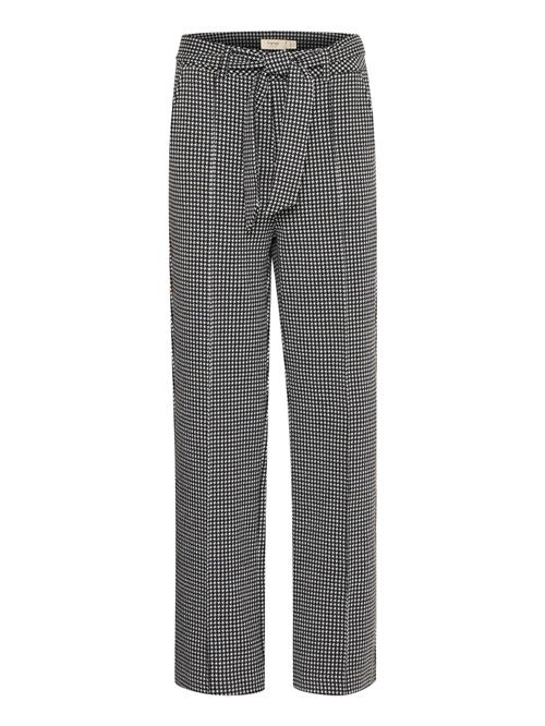 Fransa Bukser med fals 'BLENDA'  sort / offwhite