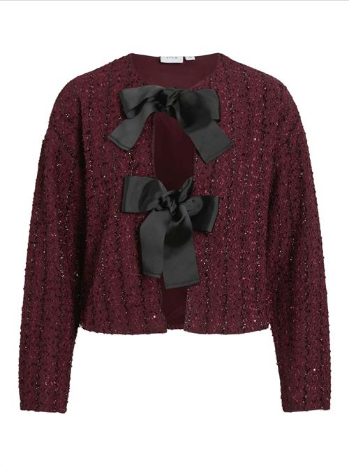 VILA Cardigan 'VIOTTA'  aubergine