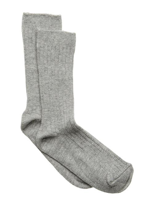 All Smiles Knee Socks Melton Grey