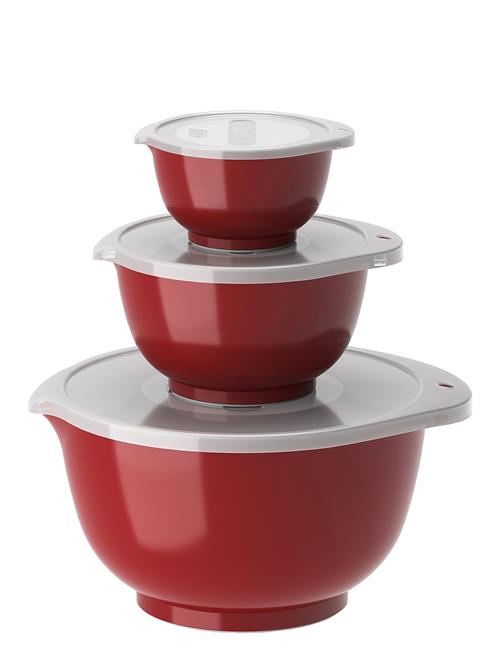 Mixing Bowl Set 6 Parts New Margrethe Rosti Red