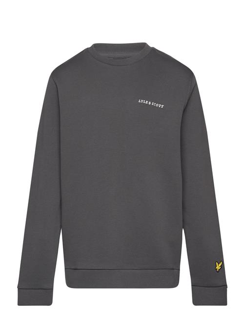 Script Crew Neck Sweatshirt Lyle & Scott Grey
