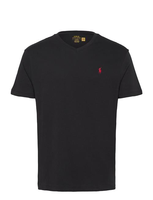 Classic Fit Jersey V-Neck T-Shirt Polo Ralph Lauren Black