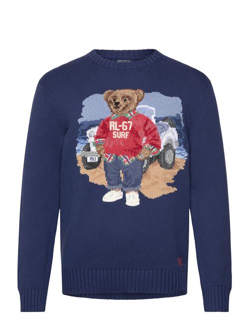 Polo Bear Cotton Sweater Polo Ralph Lauren Navy