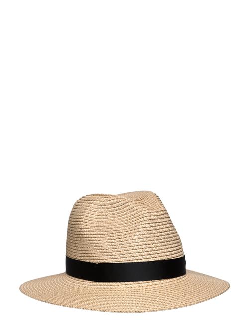 Packable Straw Fedora Lauren Ralph Lauren Beige