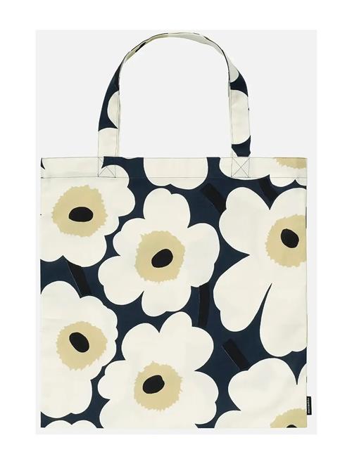 Pieni Unikko Tote Bag 44X43 Cm Marimekko Home Navy