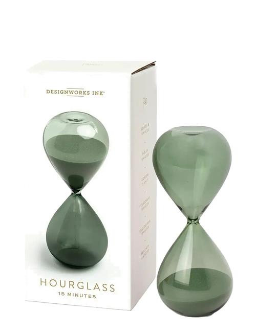 Timeglas 15 Min Stedsegrøn DesignWorks Inc Green