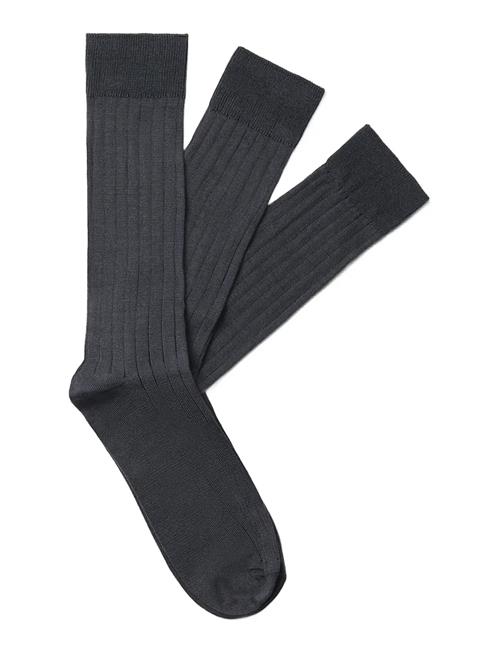 Slhphilip 3-Pack Sock Selected Grey