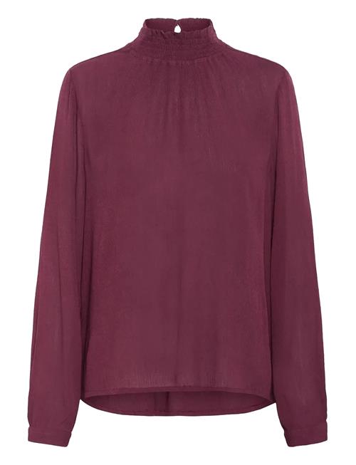 Trine Blouse Kaffe Burgundy